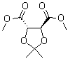 structure of CAS# 37031-30-4, 2,3-O-异亚丙基-D-酒石酸二甲酯