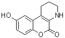structure of CAS# 370586-05-3, 1,2,3,4-四氢-9-羟基-5H-[1]苯并吡喃并[3,4-b]吡啶-5-酮
