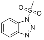 1-(甲基磺酰基)-1H-苯并三唑分子结构 (CAS 37073-15-7)