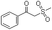 structure of CAS# 3708-04-1, 2-甲基磺酰基-1-苯乙酮