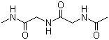N-乙酰基甘氨酰-N-甲基甘氨酰胺分子结构 (CAS 370888-31-6)
