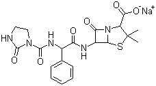 structure of CAS# 37091-65-9, 阿洛西林钠