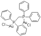 structure of CAS# 37095-27-5, [mu-双(二苯基膦基)甲烷]二氯化二金