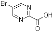 structure of CAS# 37131-87-6, 5-Bromopyrimidine-2-carboxylic acid
