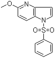 5-甲氧基-1-(苯磺酰基)-1H-吡咯并[3,2-b]吡啶分子结构 (CAS 372077-49-1)