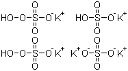 structure of CAS# 37222-66-5, 过氧单磺酸钾