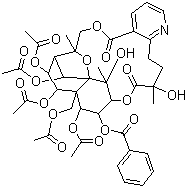 structure of CAS# 37239-51-3, 雷公藤定碱