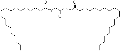 1,1'-(2-羟基-1,3-丙烷二基)双十九烷酸酯分子结构 (CAS 372490-74-9)