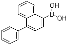(1-苯基萘-4-基)硼酸分子结构 (CAS 372521-91-0)