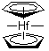 二甲基二茂铪分子结构 (CAS 37260-88-1)
