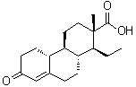 CAS 登录号：3727-71-7, 3-氧代-16,17-开环雌甾-4-烯-17-酸