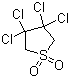 structure of CAS# 3737-41-5, 3,3,4,4-四氯环丁砜