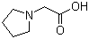 structure of CAS# 37386-15-5, (1-吡咯烷基)乙酸