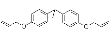 双酚 A 双烯丙基醚分子结构 (CAS 3739-67-1)