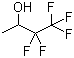 structure of CAS# 374-40-3, 3,3,4,4,4-Pentafluoro-2-butanol