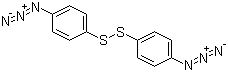 structure of CAS# 37434-06-3, 双(4-叠氮基苯基)二硫醚