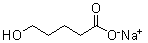 5-羟基戊酸钠分子结构 (CAS 37435-69-1)