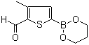 5-甲酰基-4-甲基噻吩-2-硼酸 1,3-丙二醇酯分子结构 (CAS 374537-98-1)