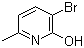 structure of CAS# 374633-33-7, 3-溴-2-羟基-6-甲基吡啶