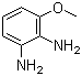 CAS # 37466-89-0, 3-Methoxy-1,2-benzenediamine, 3-Methoxy-1,2-diaminobenzene, 3-Methoxy-1,2-phenylenediamine, 3-Methoxybenzene-1,2-diamine, NSC 521887