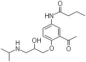 structure of CAS# 37517-30-9, Acebutolol