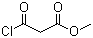 丙二酸甲酯酰氯分子结构 (CAS 37517-81-0)