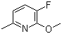 3-氟-2-甲氧基-6-甲基吡啶分子结构 (CAS 375368-80-2)