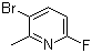 structure of CAS# 375368-83-5, 5-溴-2-氟-6-甲基吡啶