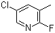 structure of CAS# 375368-84-6, 5-Chloro-2-fluoro-3-methylpyridine