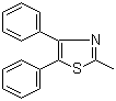 structure of CAS# 3755-83-7, 2-甲基-4,5-二苯基噻唑