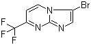 3-溴-7-(三氟甲基)咪唑并[1,2-a]嘧啶分子结构 (CAS 375857-65-1)