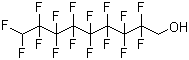 structure of CAS# 376-18-1, 1H,1H,9H-十六氟-1-壬醇