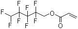 structure of CAS# 376-84-1, 2,2,3,3,4,4,5,5-八氟戊基丙烯酸酯