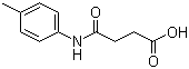structure of CAS# 37600-44-5, 4-[(4-甲基苯基)氨基]-4-氧代丁酸