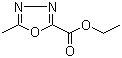 5-Methyl-1,3,4-oxadiazole-2-carboxylic acid ethyl ester molecular structure (CAS 37641-36-4)