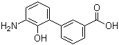 CAS # 376592-93-7, 3'-Amino-2'-hydroxy-[1,1'-biphenyl]-3-carboxylic acid, 3-(3-amino-2-hydroxyphenyl)benzoic acid