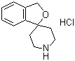 structure of CAS# 37663-44-8, 3H-螺[异苯并呋喃-1,4'-哌啶]盐酸盐