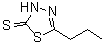 5-丙基-1,3,4-噻二唑-2(3H)-硫酮分子结构 (CAS 37663-50-6)
