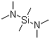 structure of CAS# 3768-58-9, 双(二甲基氨基)二甲基硅烷