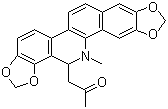 structure of CAS# 37687-34-6, 6-丙酮基二氢血根碱