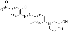 structure of CAS# 3769-57-1, Disperse Red 5
