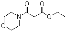 structure of CAS# 37714-64-0, beta-Oxo-4-morpholinepropanoic acid ethyl ester
