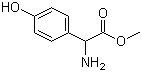 structure of CAS# 37763-23-8, 左旋对羟基苯甘氨酸甲酯