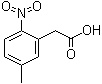 structure of CAS# 37777-81-4, (5-Methyl-2-nitrophenyl)acetic acid