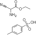 structure of CAS# 37842-58-3, 氨基氰基乙酸乙酯对甲苯磺酸盐