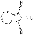 structure of CAS# 3786-66-1, 2-氨基-1,3-二氰基薁