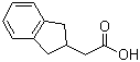 2-茚满基乙酸分子结构 (CAS 37868-26-1)