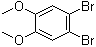 1,2-二溴-4,5-二甲氧基苯分子结构 (CAS 37895-73-1)