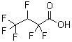 structure of CAS# 379-90-8, 2,2,3,4,4,4-六氟丁酸