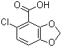 5-氯-1,3-苯并二恶茂-4-甲酸分子结构 (CAS 379229-83-1)
